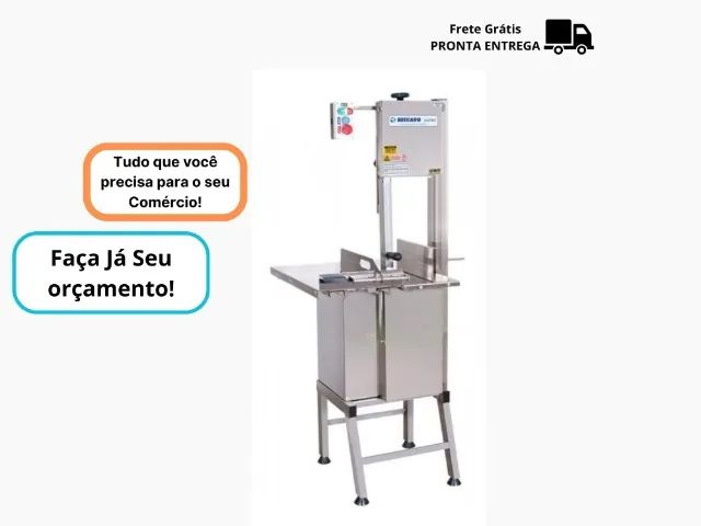 Serra Fita Beccaro 2,55M  inox Motor 3/4