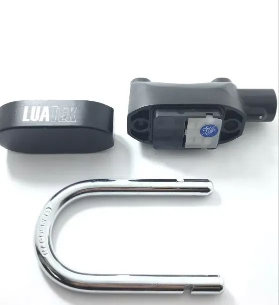 Cadeado com Alarme para Motos, Portões, Bicicleta, com 3 chaves côncavas e Bateria reserva - Foto 4