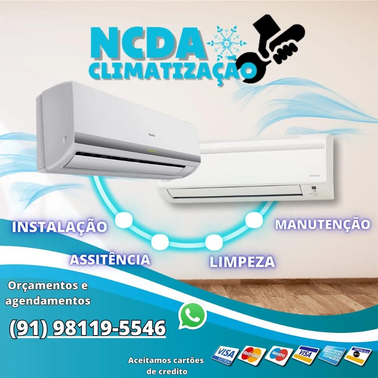 Instalador de ar condicionado em Belém/ ananindeua 