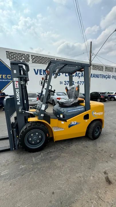 EMPILHADEIRA PLASNOX NOVA DIESEL 3.0T TORRE DUPLEX - Foto 3