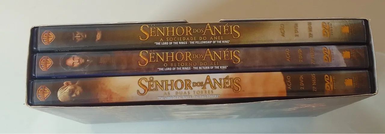 Senhor dos Anéis Trilogia DVDs - Foto 2