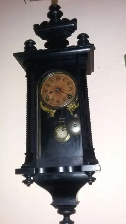 Antigo e raro relógio de parede Ansonia