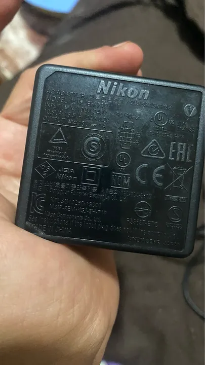 Carregador bateria Nikon EH-71p 100-240v 5v 1a
