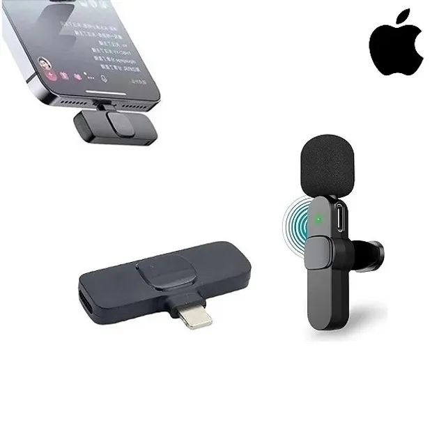 Microfone Lapela Sem Fio Para iPhone - Lelong  em São Luís ma - Foto 3