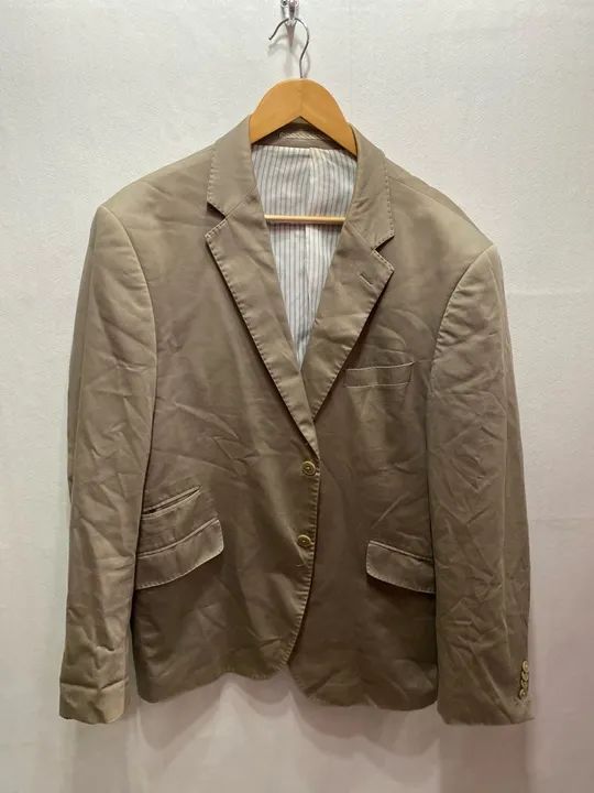 Blazer sarja,VR, marrom, elegante, tamanho 56 - Foto 2