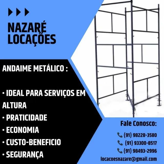 Andaimes para locação/aluguel