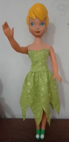 Boneca sininho do peter pan antiga 52 cm - Foto 2