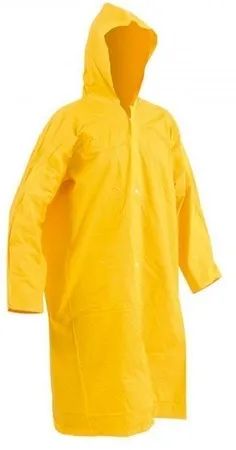 Capa De Chuva Pvc Forrada c/ Capuz Amarela Tamanhos: M/G/GG  - Foto 3