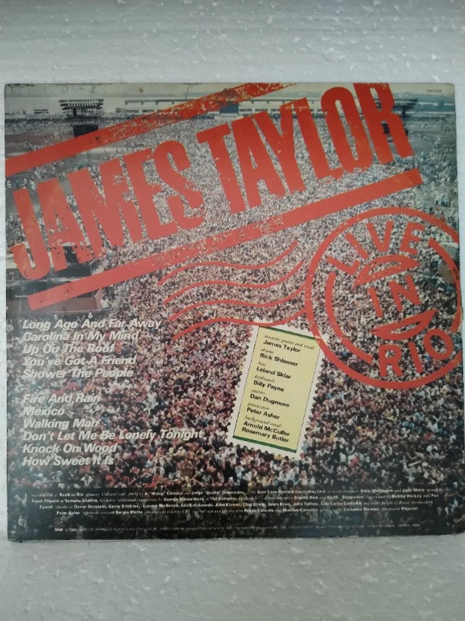 LP JAMES TAYLOR - Live in Rio - Foto 2