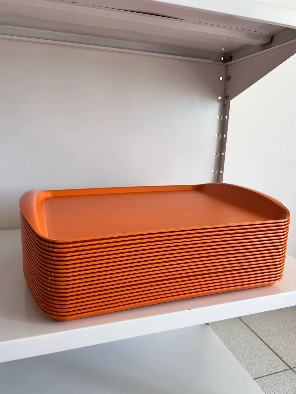 Kit 20 Bandejas Fast food Laranja - Foto 5