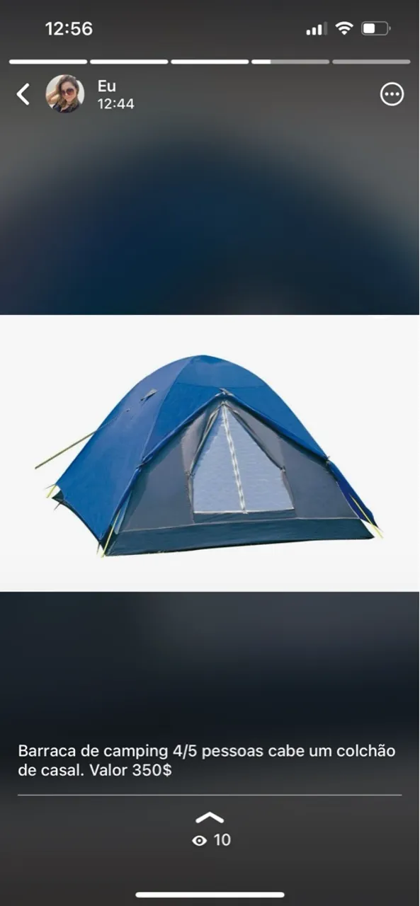 Barraca de Camping 4/5 Pessoas