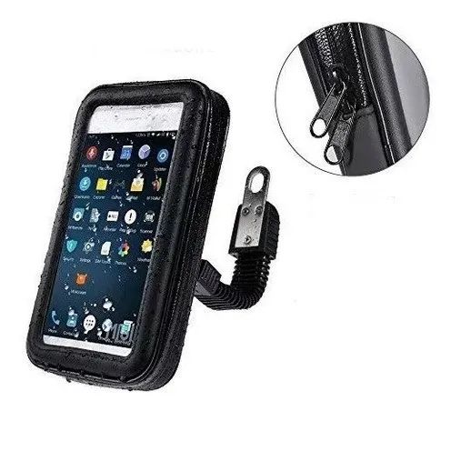 Suporte Capa De Celular Impermeável Moto Bicicleta - Foto 4
