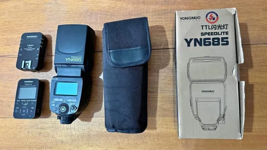 Flash Canon Yongnuo yn685 + Radio Flash Yn 622c
