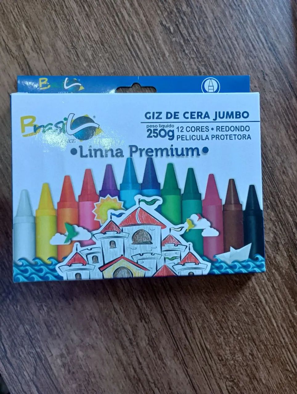  Caixa de Giz de Cera Novo r$14,00 cada - Foto 2