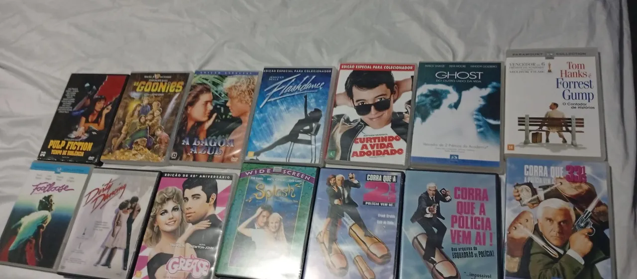 Coleção de DVDs - Filmes Clássicos 80 e 90