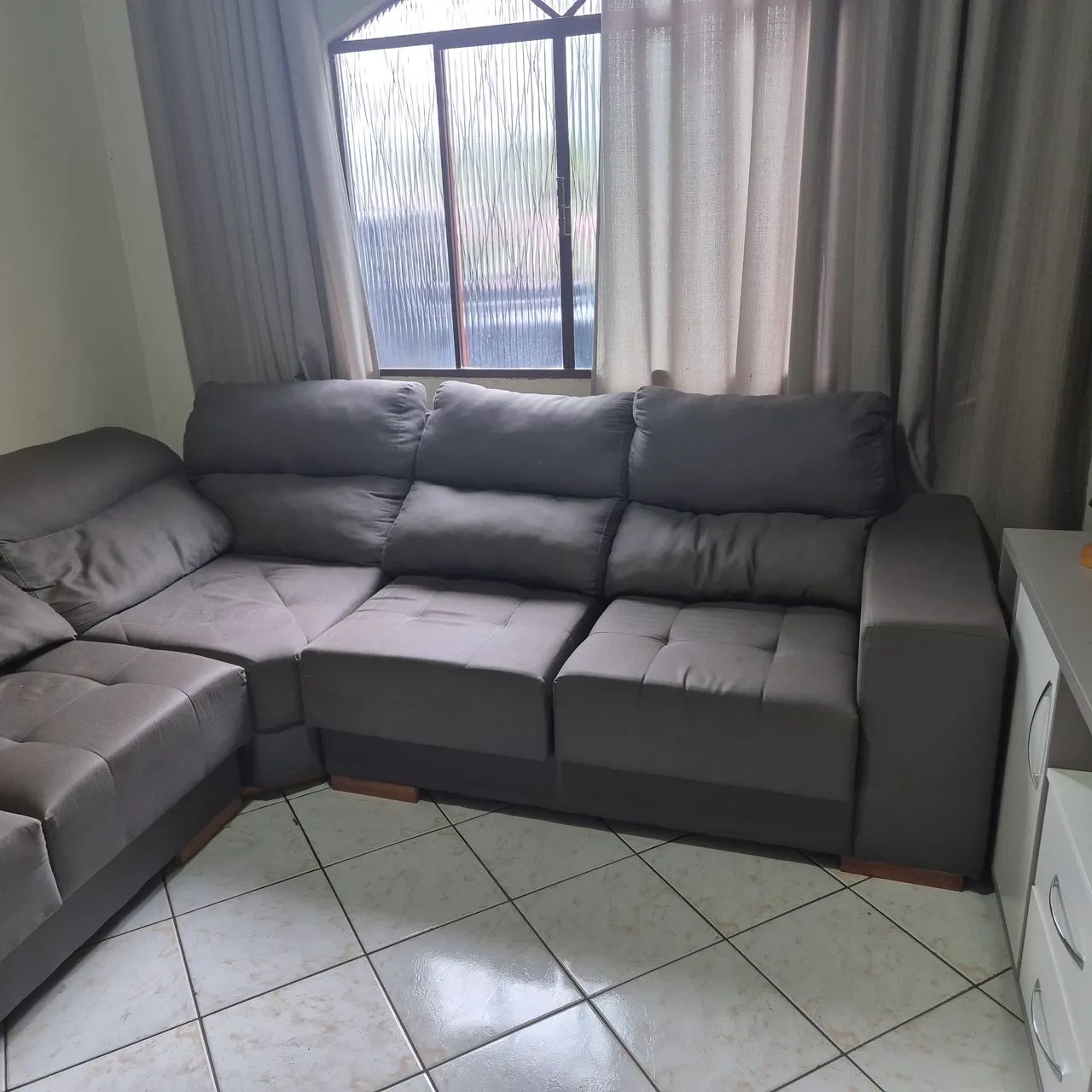 Sofá de canto retrátil e reclinavel  - Foto 2