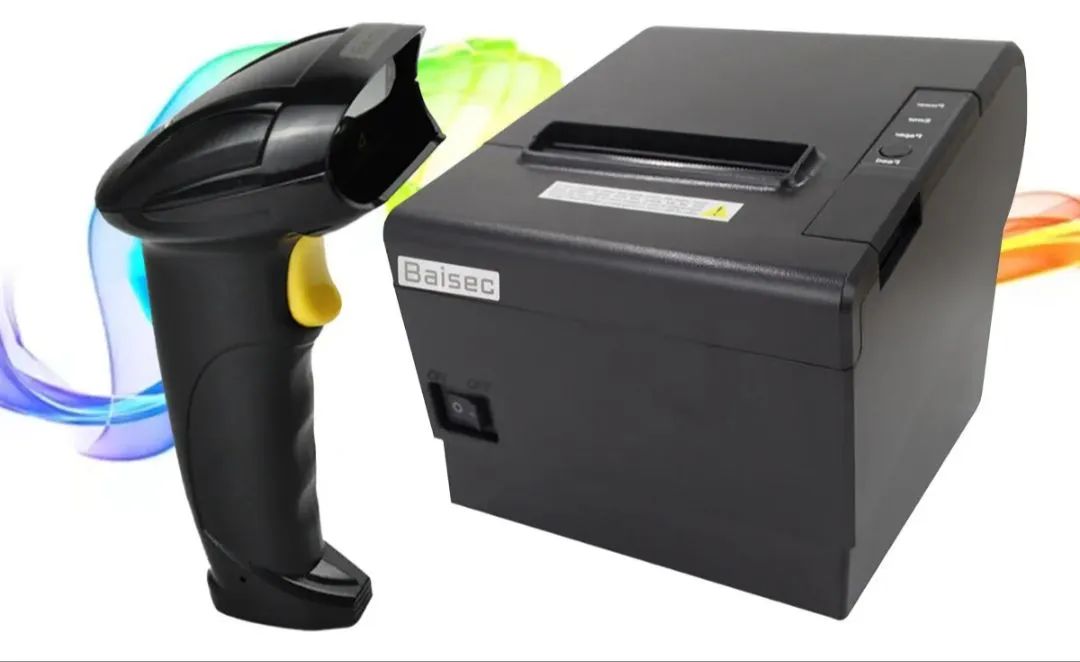  Kit Impressora Não Fiscal Térmica 80mm USB+Leitor Código barras