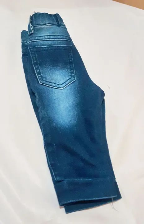 Calça Jeans Bebê - Azul Escuro