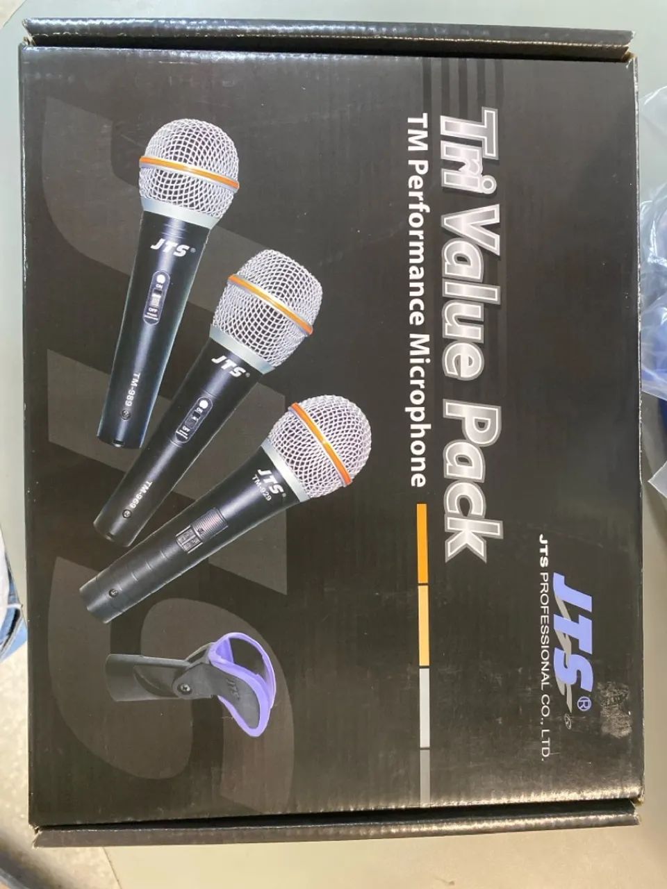 Kit Com 3 Microfones Dinamicos Jts Tri-tm-989 - Nfe