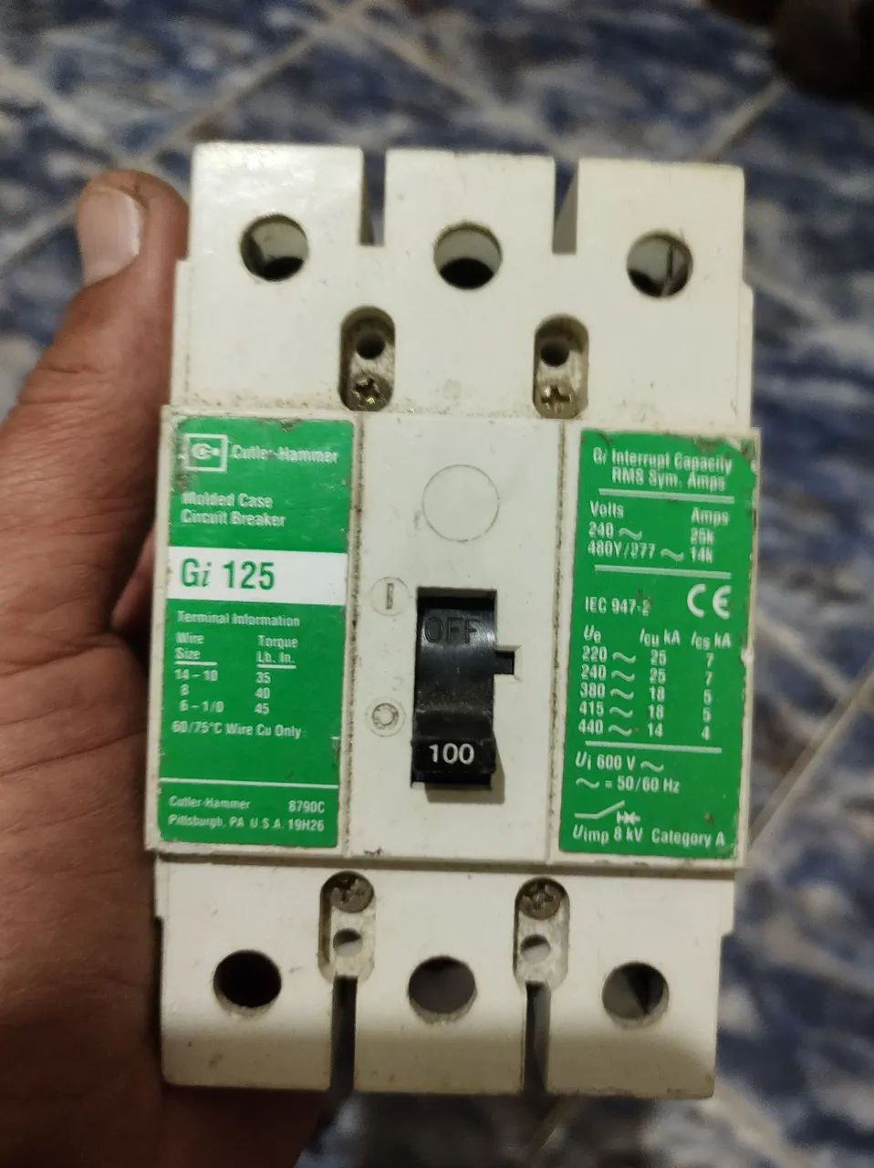 Disjuntor Merlin Gerin NS80 H-MA - Foto 2