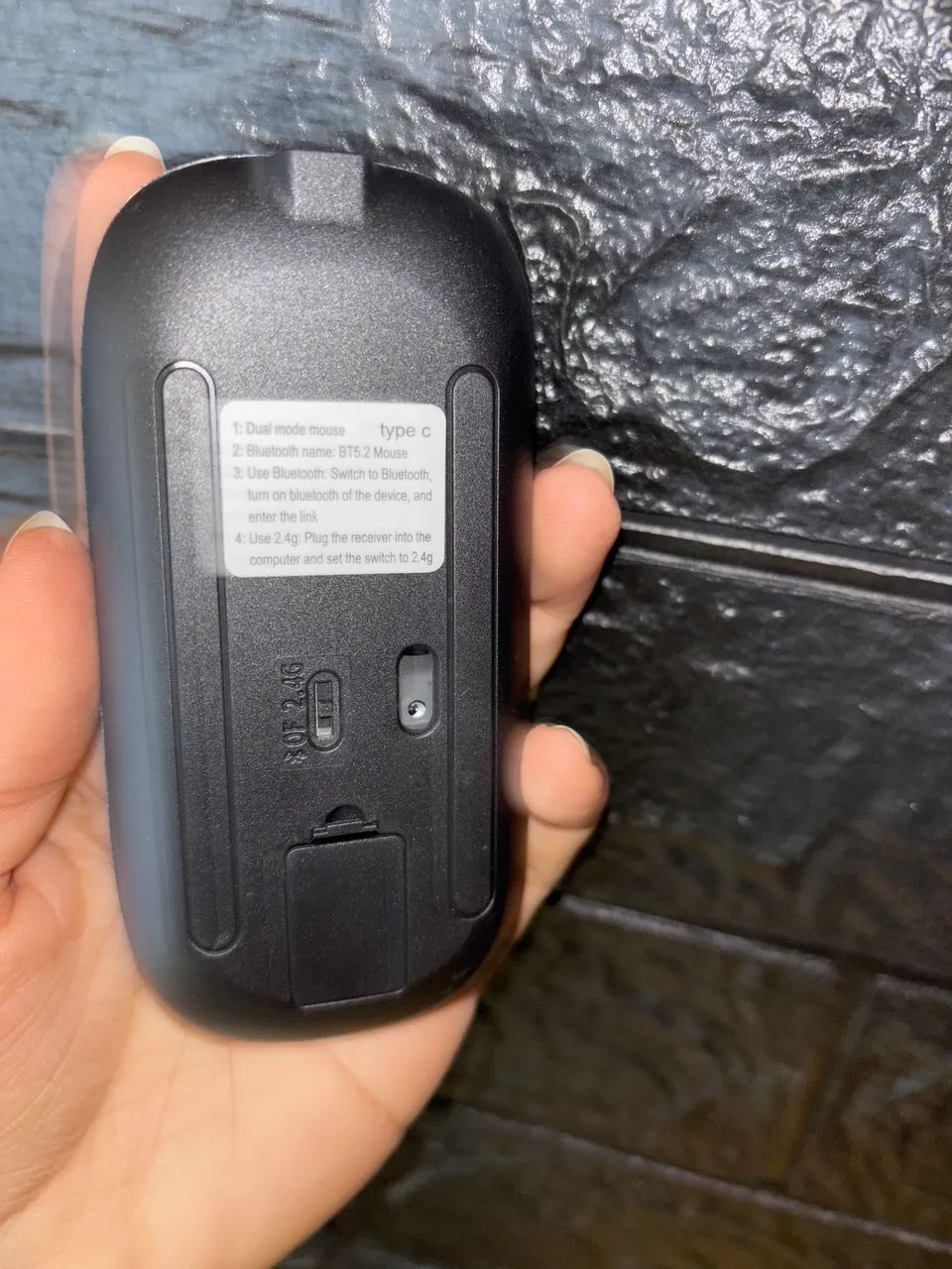 Mouse Sem fio Bluetooth Fino  - Foto 2