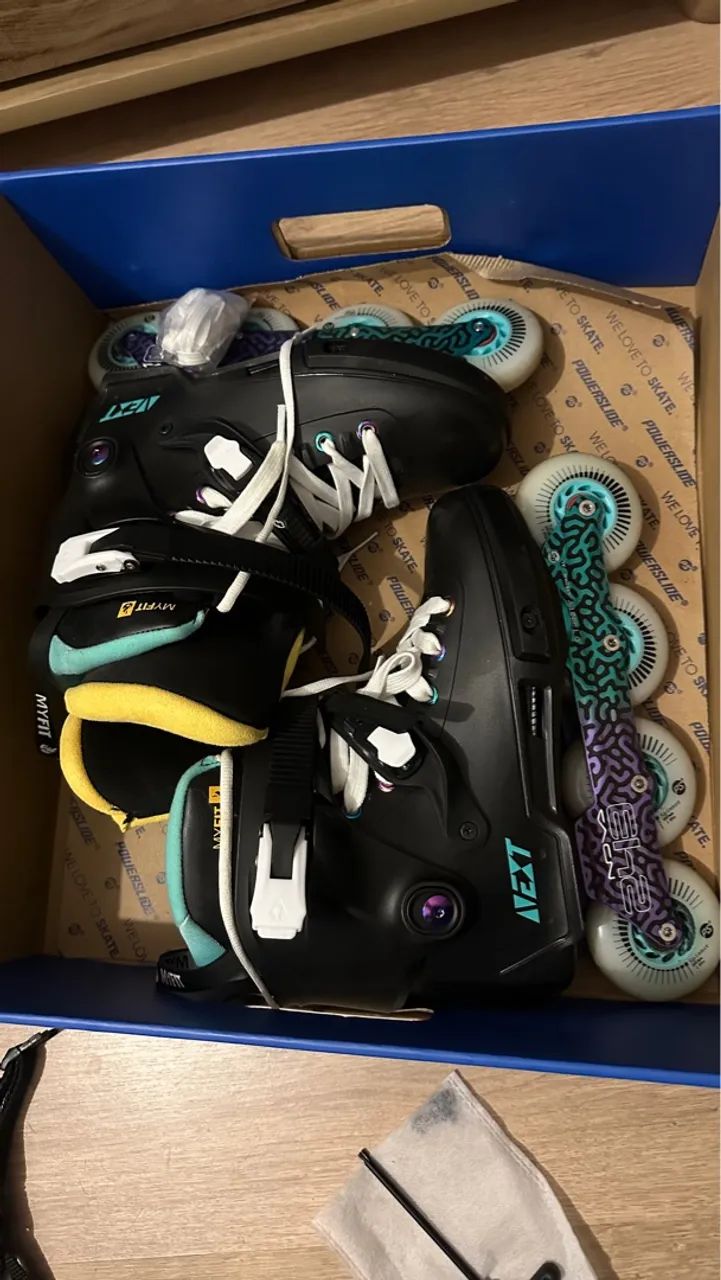 Patins Powerslide multicolor 80  - Foto 4