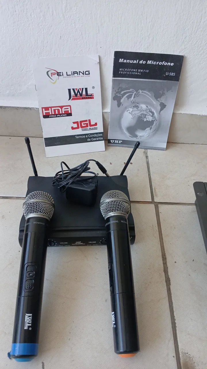 Microfone Sem Fio Profissional - JWL