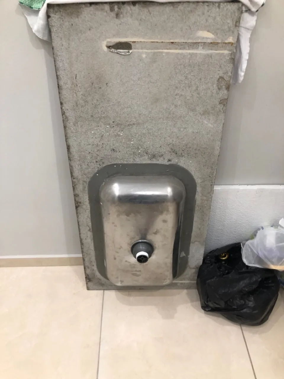 Cuba de pia de aço inox