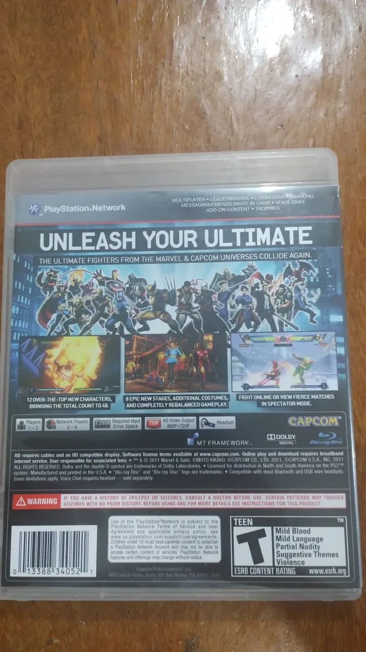 Ultimate Marvel vs Capcom 3 - PS3 - Foto 2