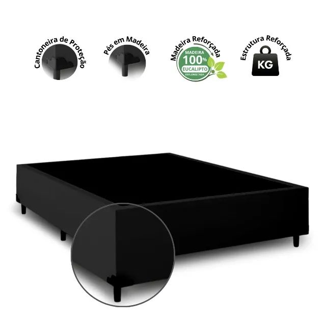 CAMA CASAL COM FRETE E MONTAGEM GRATIS - Foto 3