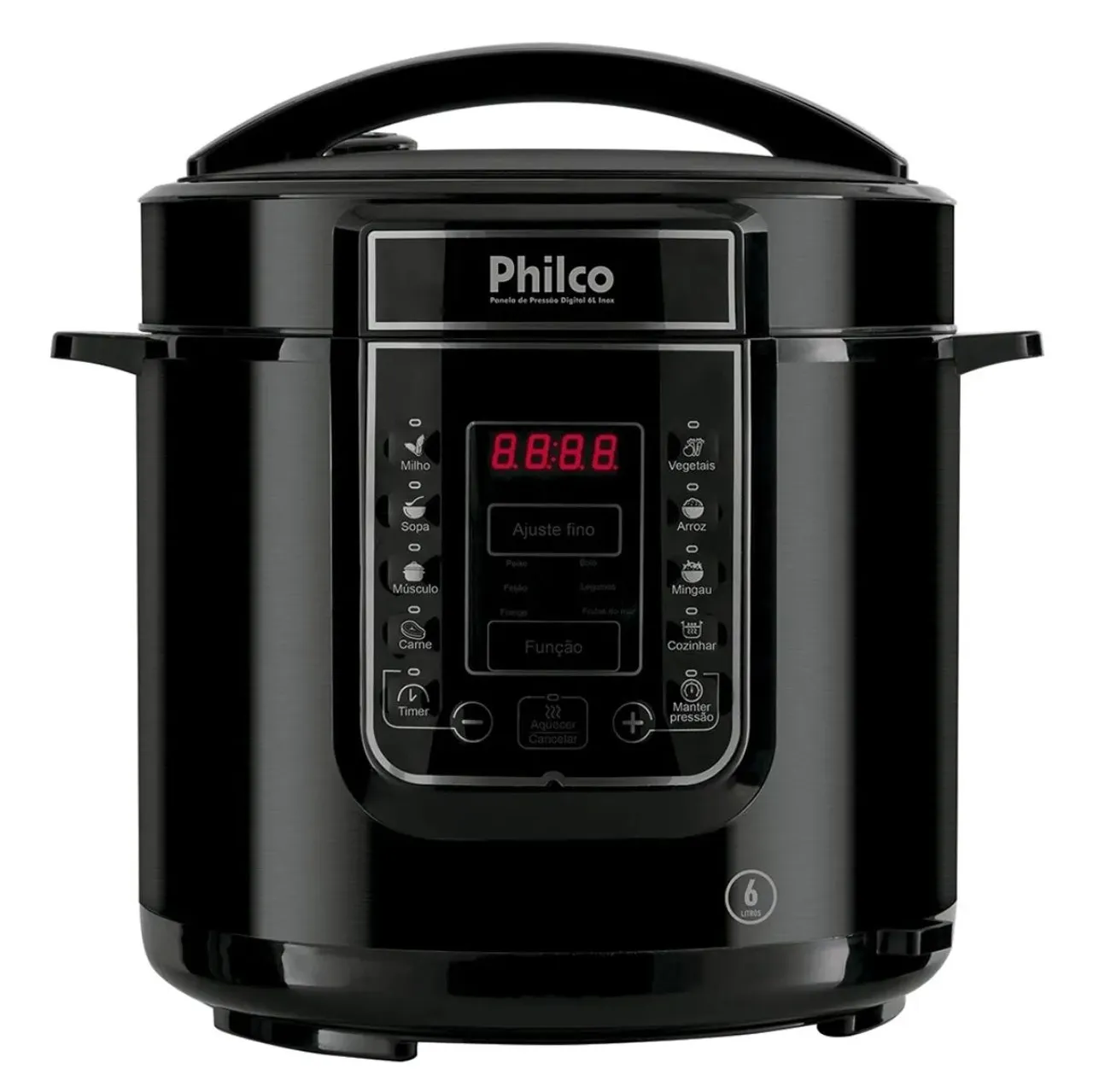 Panela de Pressão Digital Philco 6L Inox - Nova! 127W
