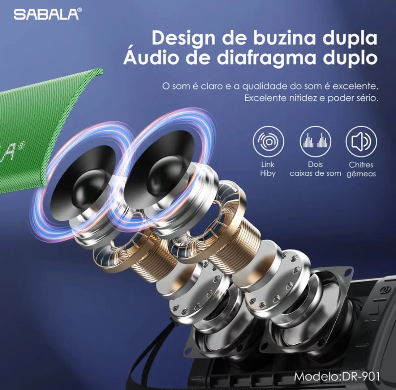 Promoção Caixa de Som Sabala Dr901 - Foto 4