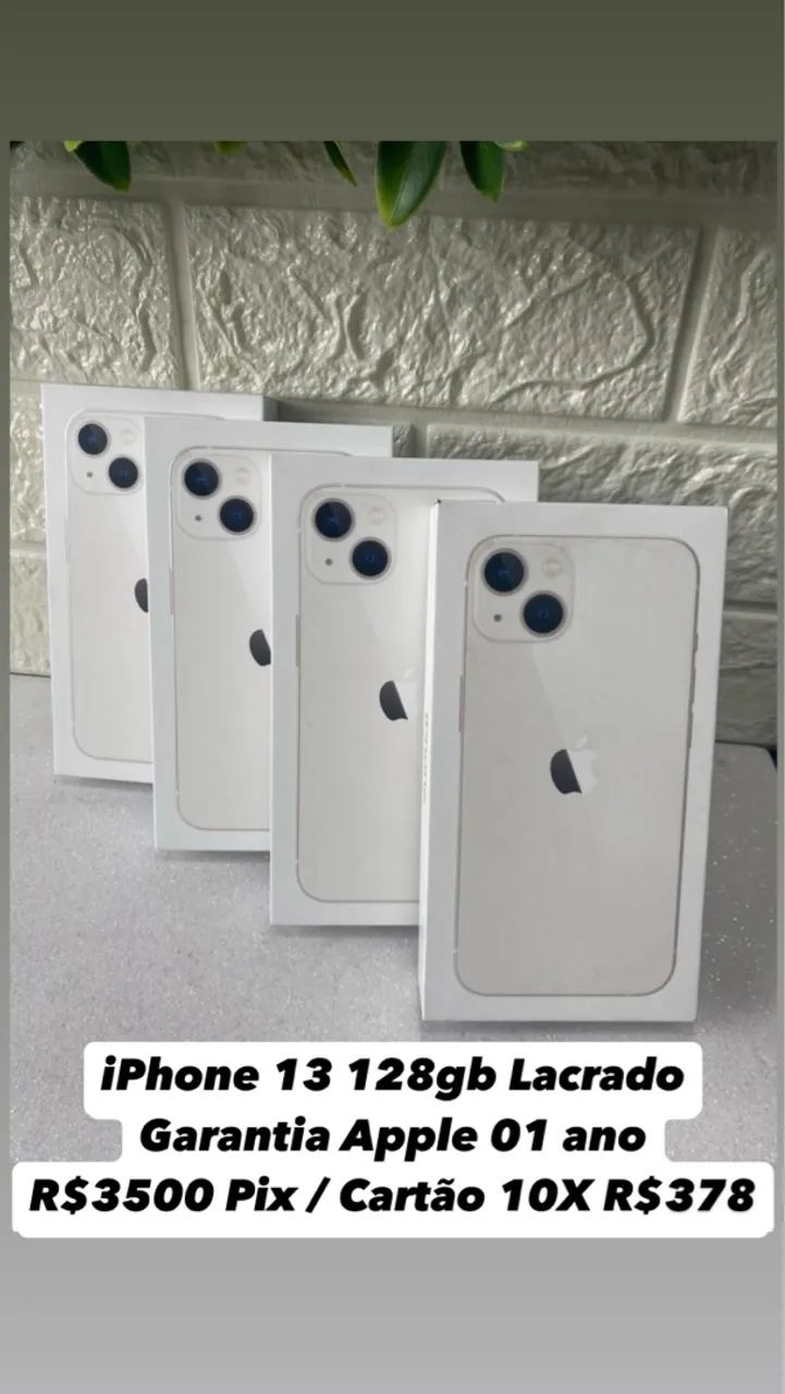 IPHONE 13 128GB LACRADO GARANTIA 01 ANO APPLE 