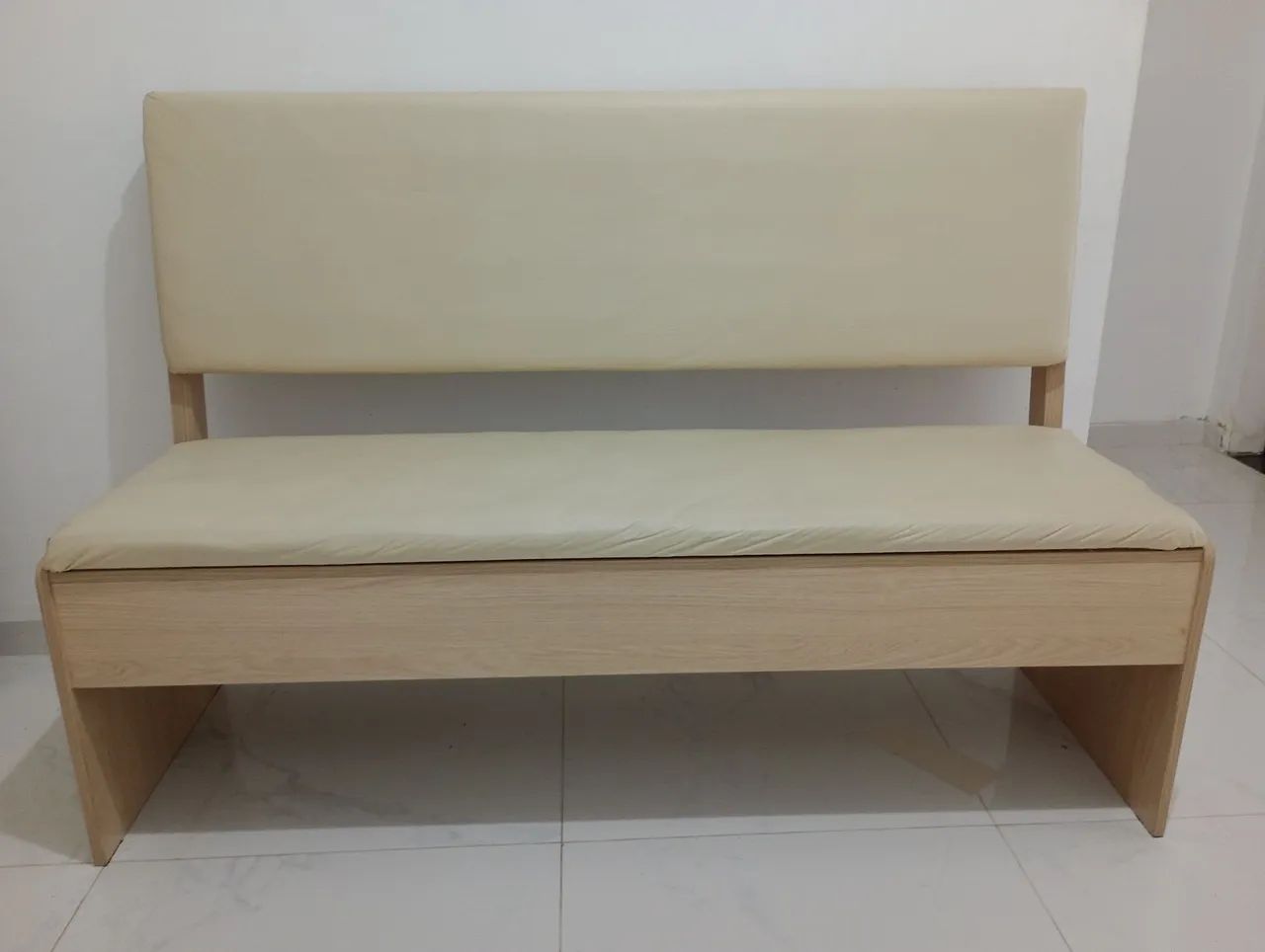 Bancos de MDF com estofado - usado  - Foto 3