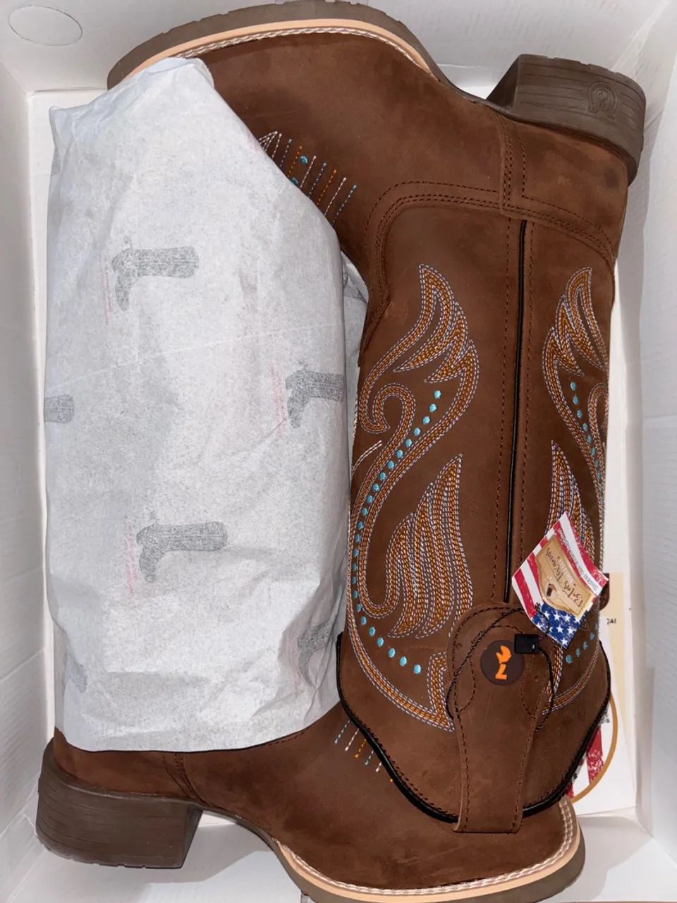 Botas Texanas de Couro bordado  - Foto 3