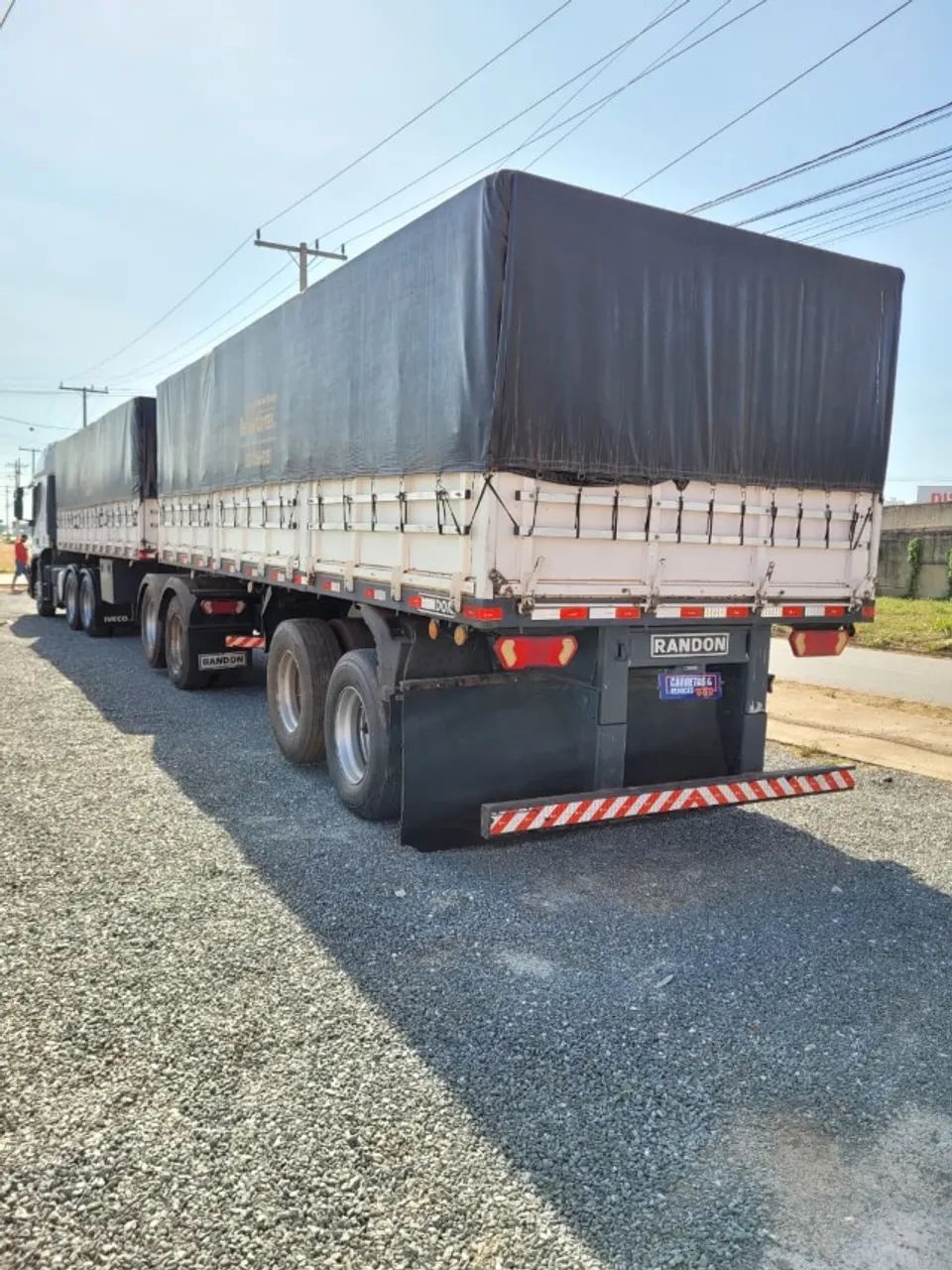 BITREM RANDON GRANELEIRO 2008 - 2008 BRANCO COM LONA PRETA - Foto 8