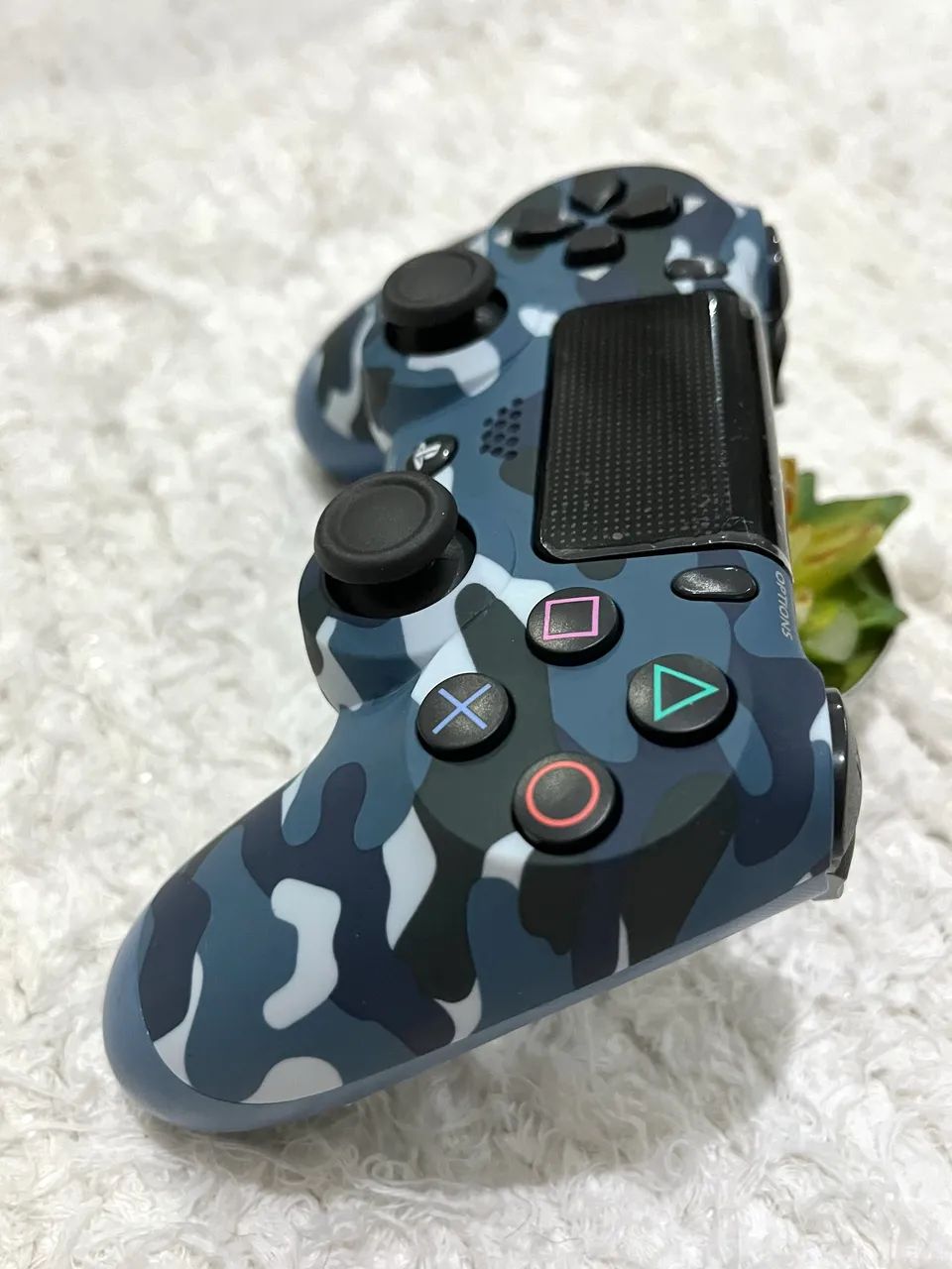Controle Ps4 Camuflado azul 64308728766209120