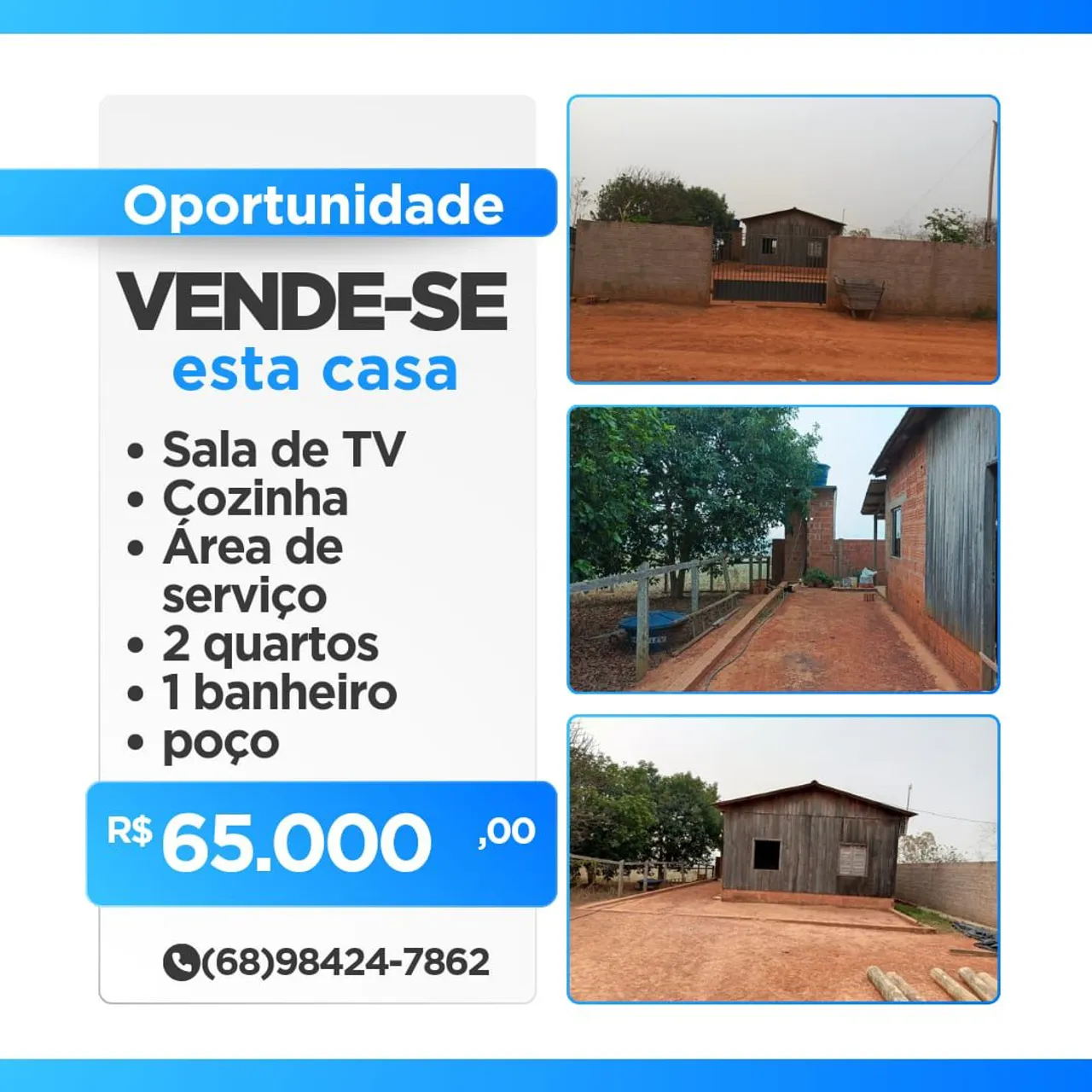 Vende-se esta casa.