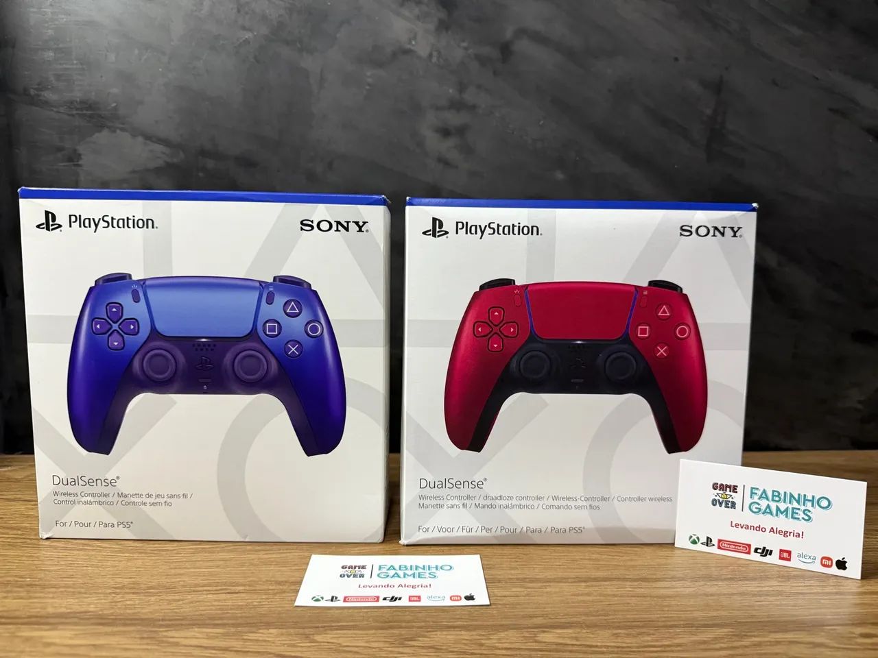 Controles DualSense PS5 - Cores Incríveis!