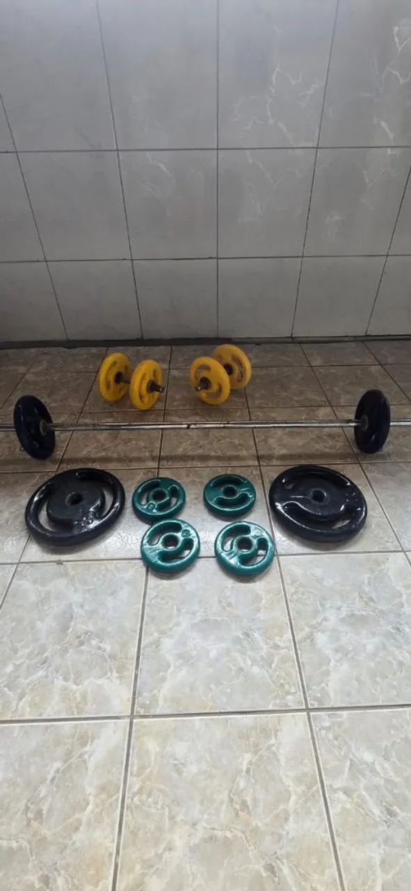 Vendo Anilhas 54kg - Foto 2