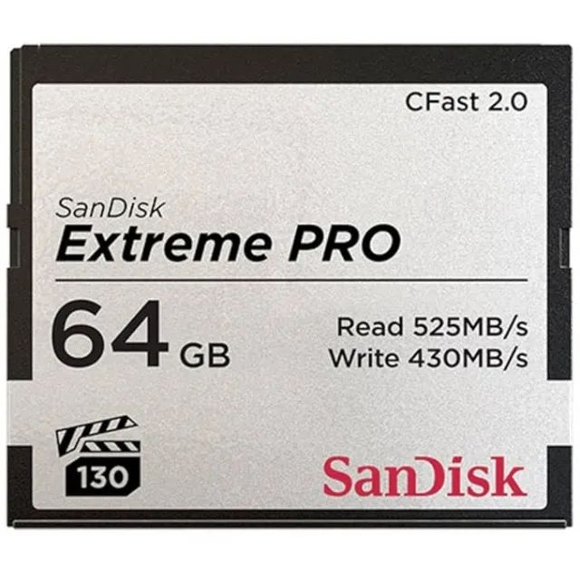 SanDisk 64GB Extreme PRO CFast 2.0 Cartão de memória