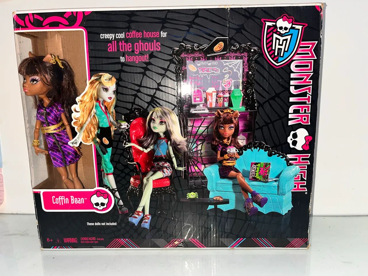clawdeen wolf + coffin bean (cafeteria) - monster high - Foto 4