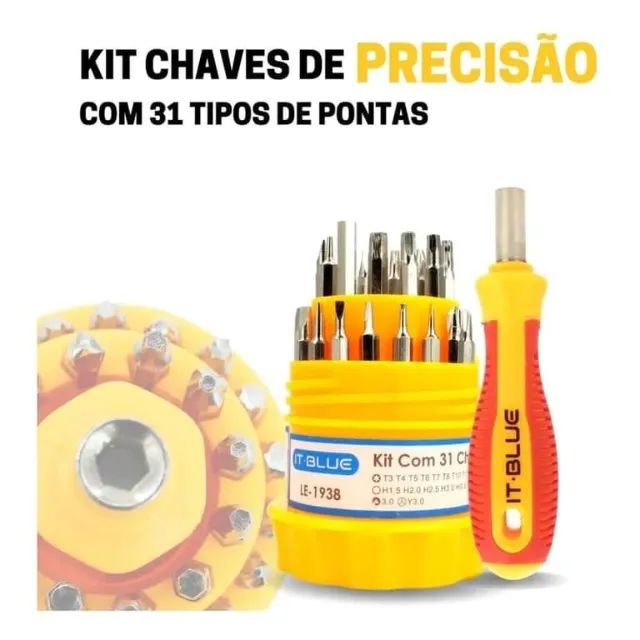 Jogo de Chave de Precisão 31 Pontas *ENTREGA GRÁTIS*64840852257667122