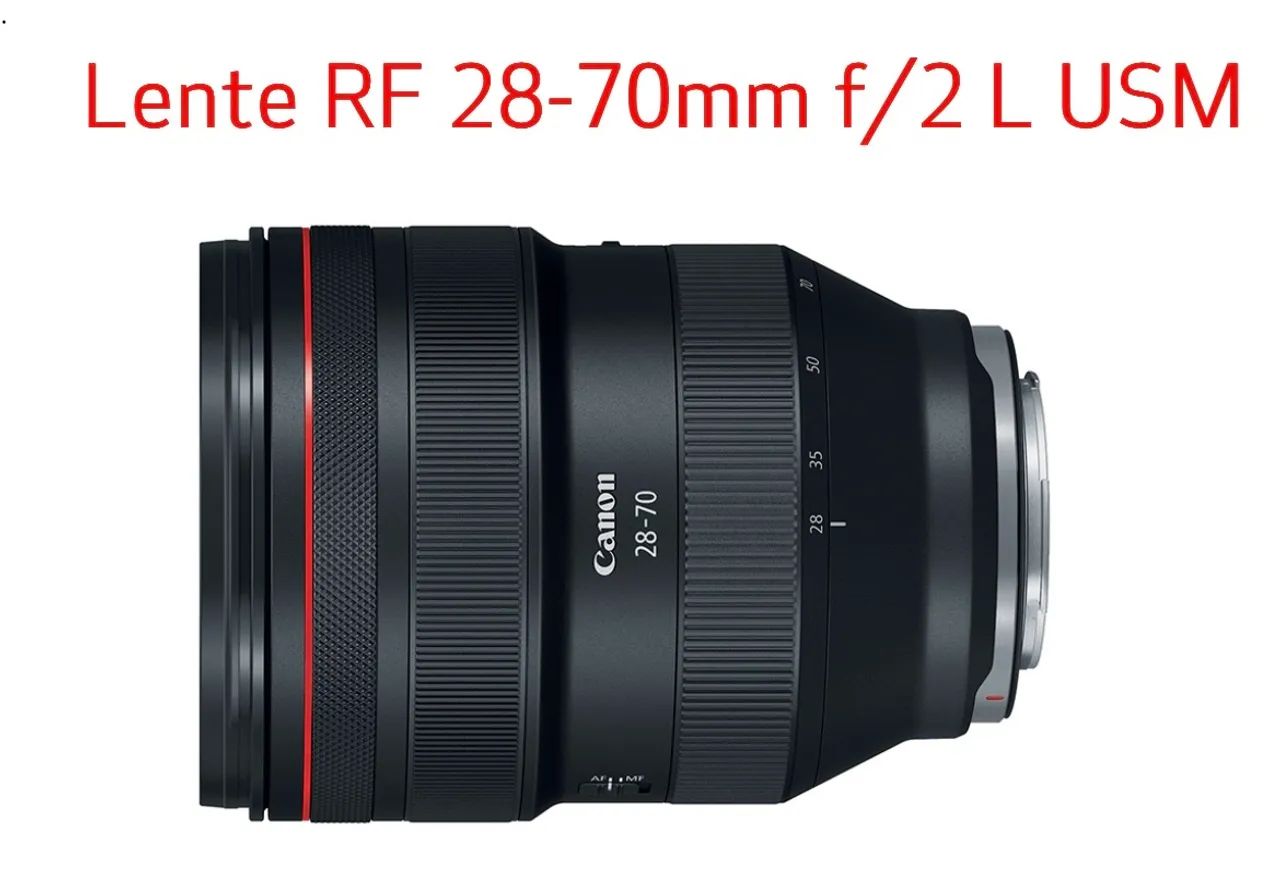 Lente Canon RF 28-70mm F/2L USM NOVA