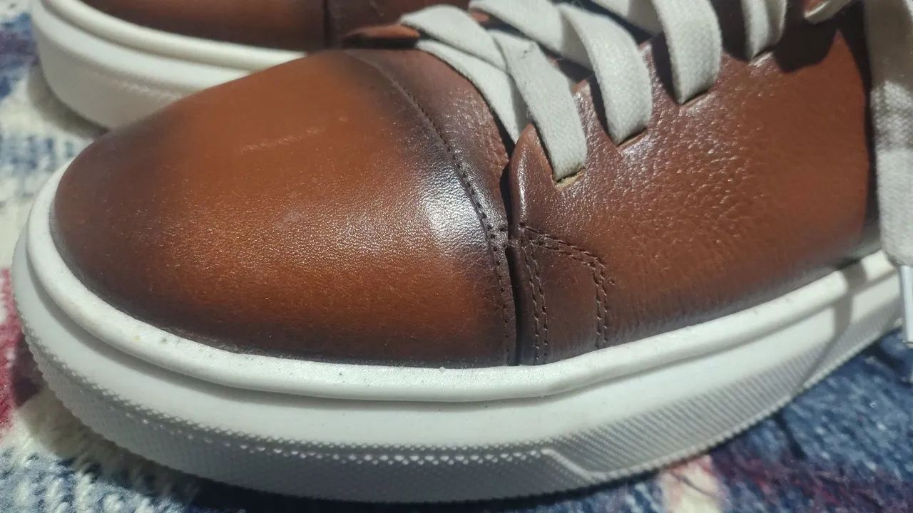 Tênis Hugo Boss couro - Foto 5