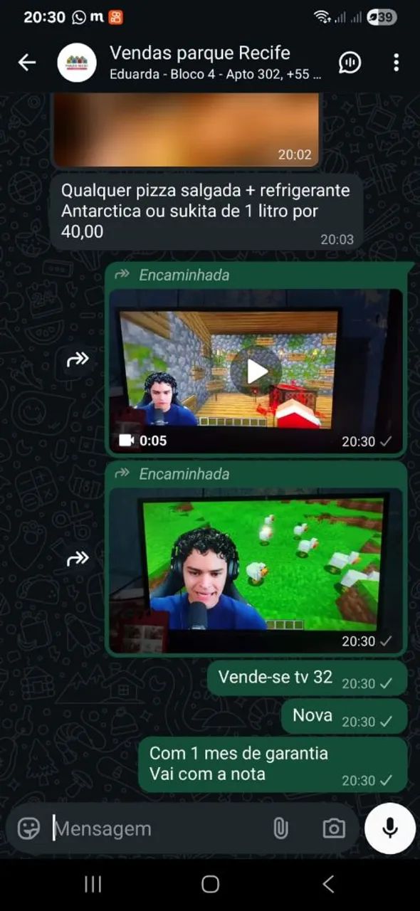 Venda de tv64308564825601120