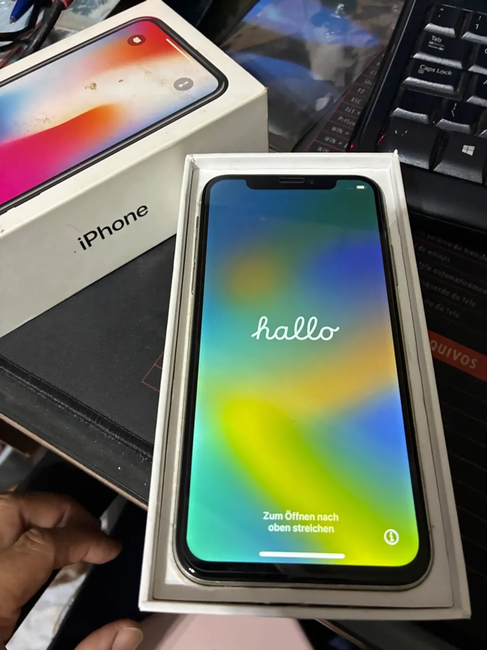 iPhone X Prateado E Branco 256gb