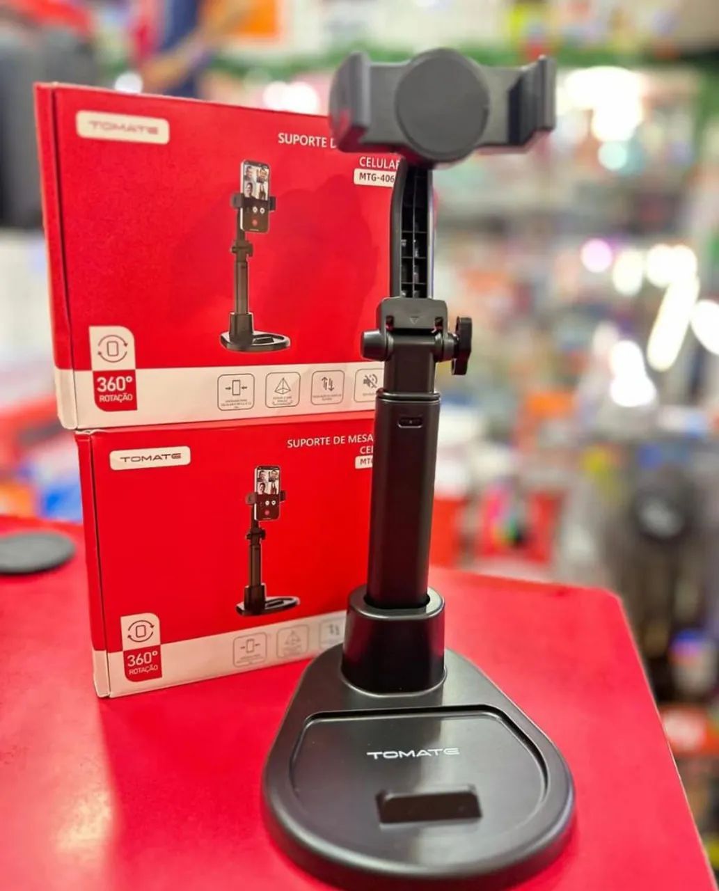 Suporte de Mesa para Celular Tomate MTG-406