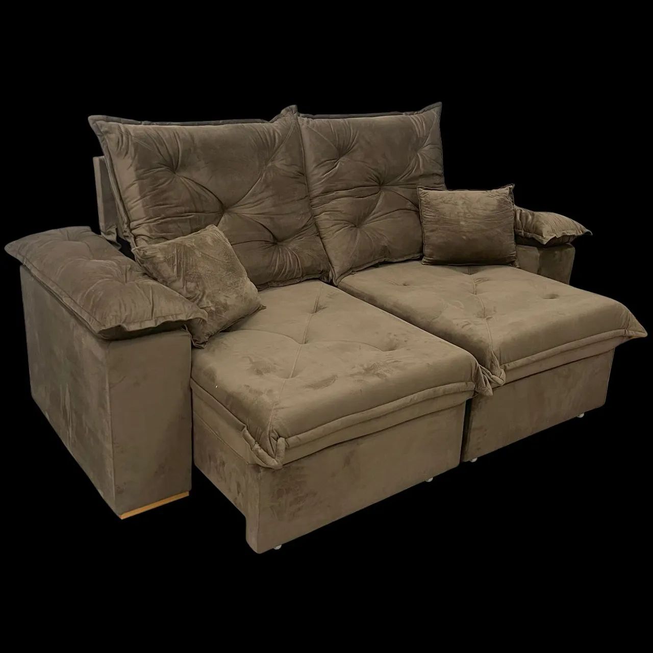Sofá retrátil e reclinável premium super confortável!! 544tt66 - Foto 4
