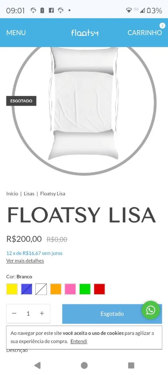 Um único produto:Saída de Praia, Bóia, Esteira e mais. Produto Versátil da Floatsy